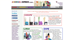 Desktop Screenshot of condomsexpress.com